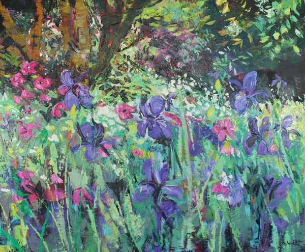 Iris Garden van Sylvia  Paul