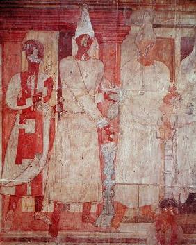 Scene of a sacrifice by Conon and his family, from the Temple of Bel, Dura Europos