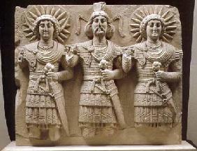 Triad of Palmyrene Gods, from Palmyra Region