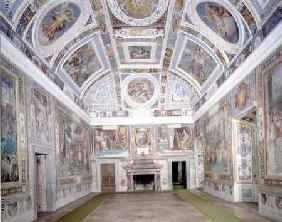 View of the 'Sala dei Fasti Farnese' (Hall of the Splendors of the Farnese) devised by Onofrio Panvi