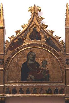 Madonna and Child (tempera on panel) van Taddeo Gaddi