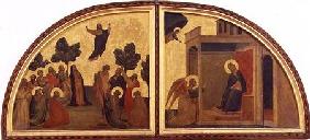 The Ascension and the Annunciation, lunette