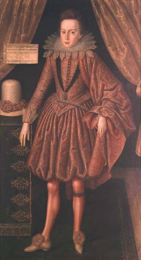 Charles I as Prince of Wales van the Elder Peake