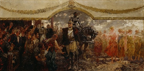 The People Render Homage to Bismarck van Theodor Rocholl