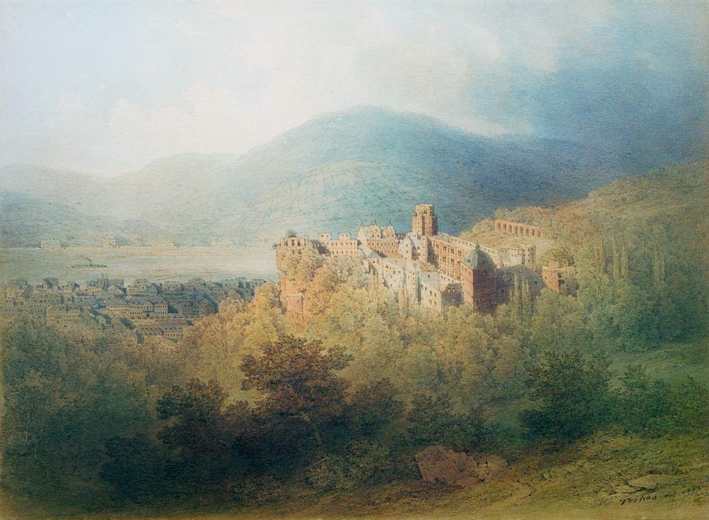 Heidelberg Castle , Verhas van Theodor Verhas