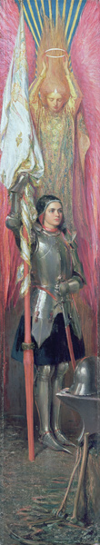 Joan of Arc; Centaurs (matching panel) by Archer van Theodore Blake Wirgman