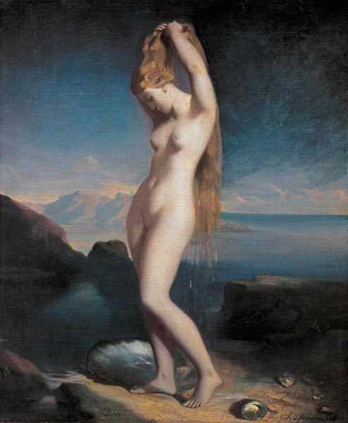 Die aus dem Meer gestiegene Venus. van Théodore Chassériau