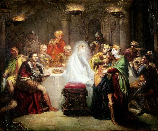 The Ghost of Banquo van Théodore Chassériau