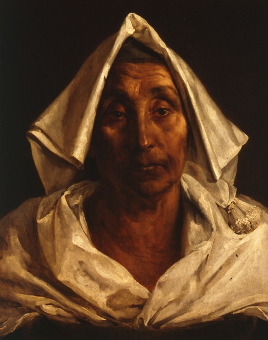 Old Italian Woman van Theodore Gericault