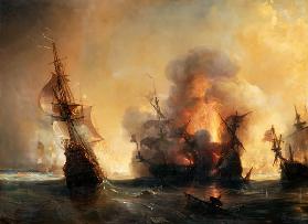The Naval Battle of Lagos on 27 June 1693