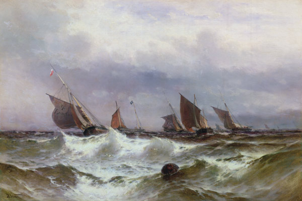 Dover Pilot and Fishing Boats van Theodore Weber