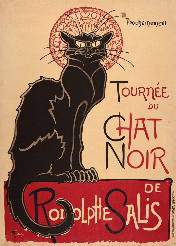 Tournée du Chat Noir de Rodolphe Salis (1 van Théophile-Alexandre Steinlen