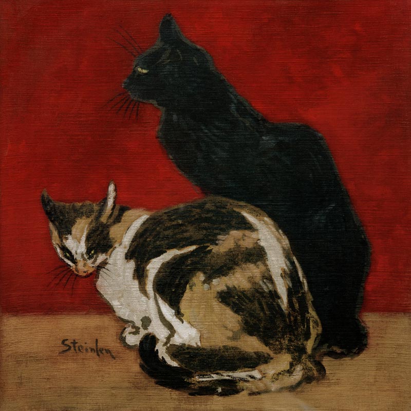Les chats van Théophile-Alexandre Steinlen
