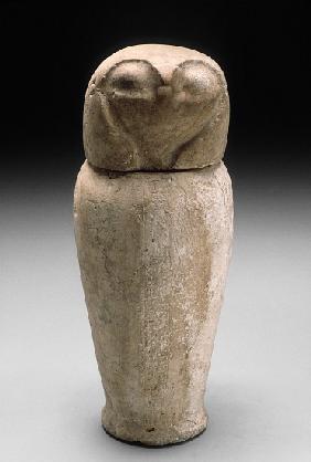 Canopic Jar with Falcon's Head