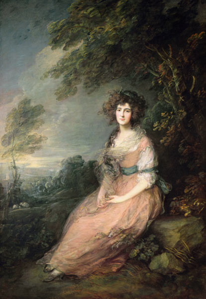 Mrs. Richard Brinsley Sheridan van Thomas Gainsborough