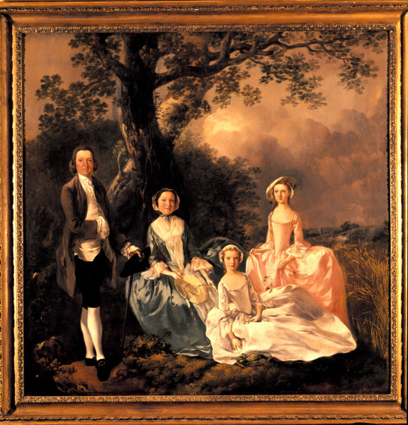 Mr and Mrs Gravenor... van Thomas Gainsborough