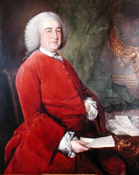 Portrait of Robert Nugent, Lord Clare van Thomas Gainsborough