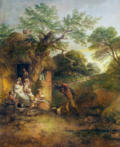 The Woodcutter's House van Thomas Gainsborough
