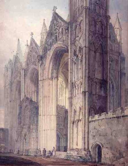 Peterborough Cathedral van Thomas Girtin