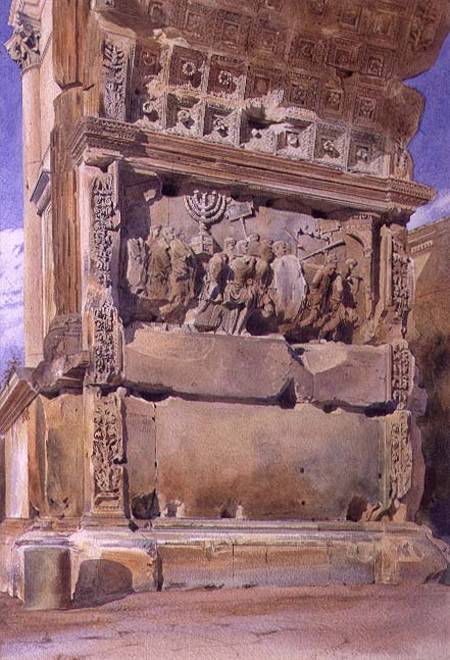 Arch of Titus, Rome van Thomas Hartley Cromek