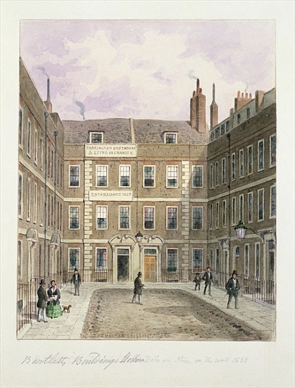 Bartlett''s Buildings, Holborn van Thomas Hosmer Shepherd