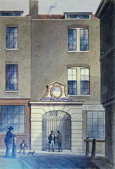The Entrance to Bakers''Hall van Thomas Hosmer Shepherd