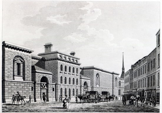 Newgate prison van Thomas Malton Jnr.