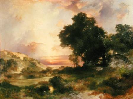 Landscape van Thomas Moran