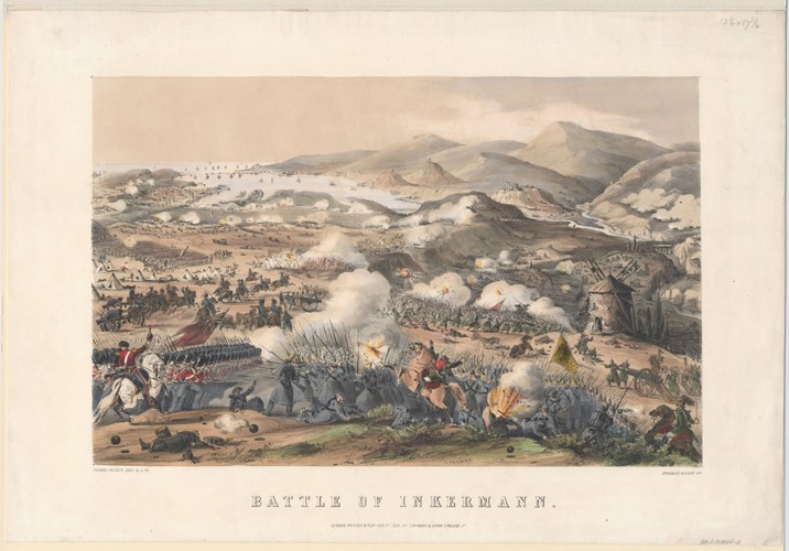 The Battle of Inkerman on November 5, 1854 van Thomas Packer