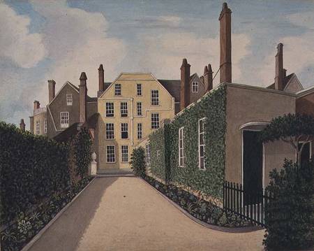 St. James' Square Bristol: View of the main house van Thomas Pole