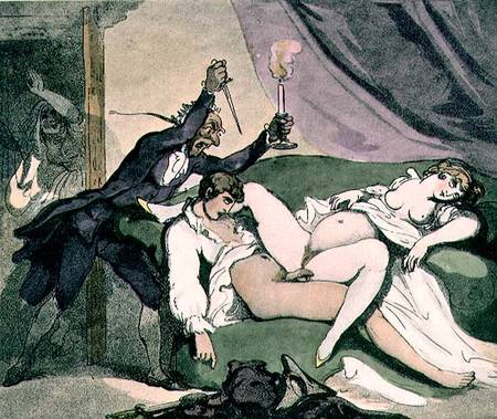 The Adulterers Discovered van Thomas Rowlandson