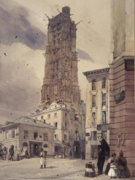 The Tower of St. Jacques, Paris van Thomas Shotter Boys