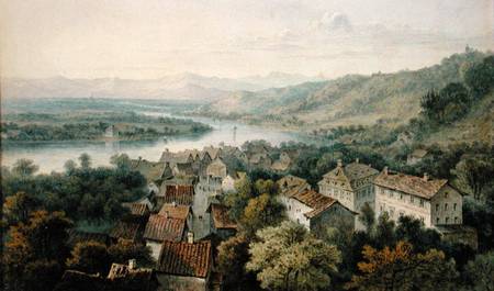 A View of Karlsruhe van Thomas Sidney Cooper