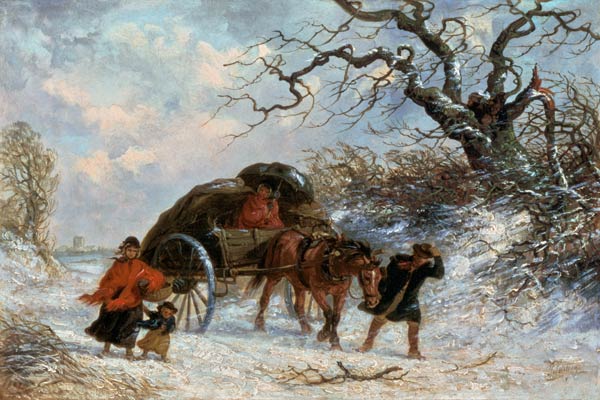 The Carriers Cart - Winter van Thomas Smythe