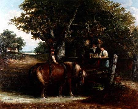 The Watering Place van Thomas Smythe