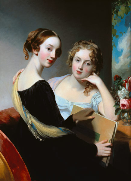 Portrait of the McEuen sisters van Thomas Sully