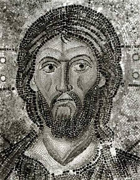 Head of Christ from the Zoe Panel, from 'The Mosaics of Hagia Sophia at Istambul' van Thomas Whittemore