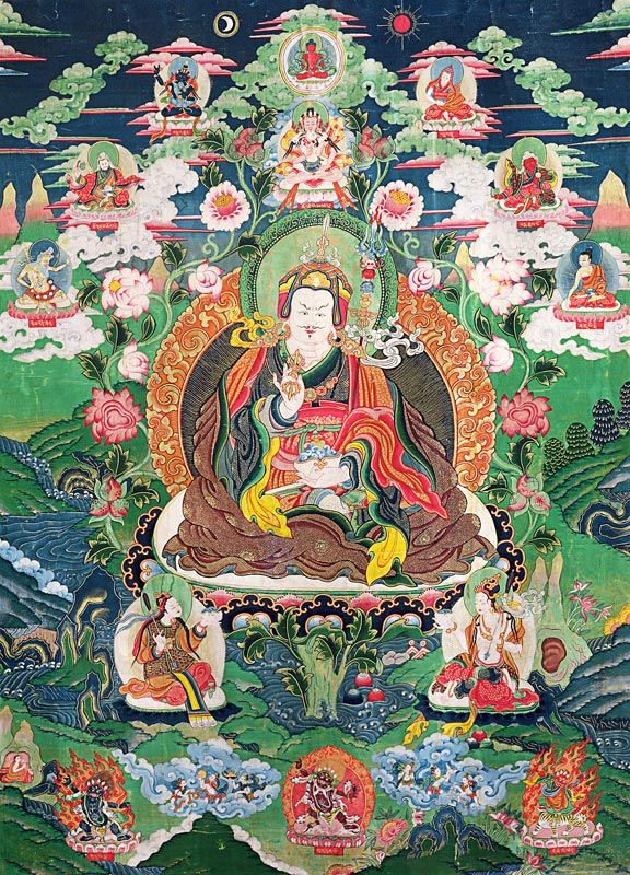 Tanka of Padmasambhava van Tibetan Art