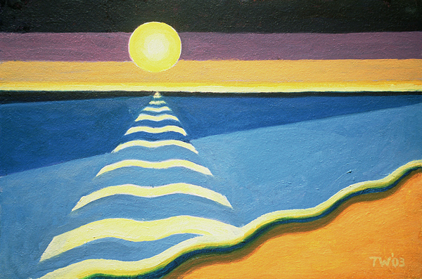 Sun, Sea and Sand, 2003 (oil on canvas)  van Tilly  Willis