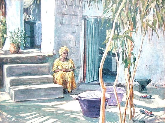 A Quiet Moment, 2003 (oil on canvas)  van Tilly  Willis