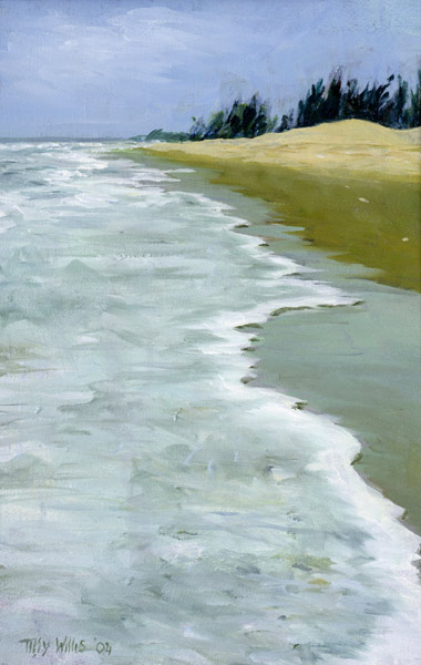 The Beach, 2004 (oil on canvas)  van Tilly  Willis