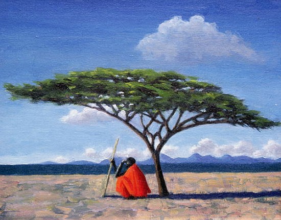 The Shady Tree, 1992 (oil on canvas)  van Tilly  Willis