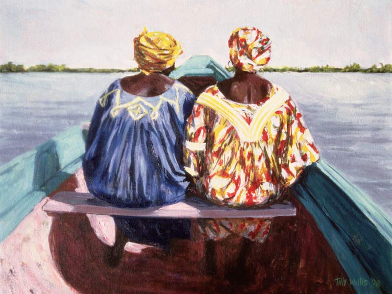 To the Island, 1998 (oil on canvas)  van Tilly  Willis