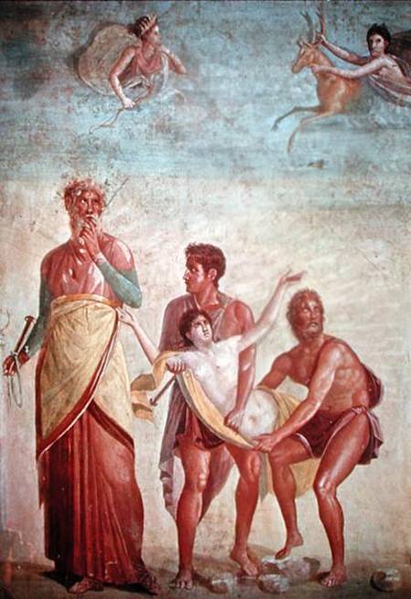 The Sacrifice of Iphigenia, from the House of the Tragic Poet van Timante