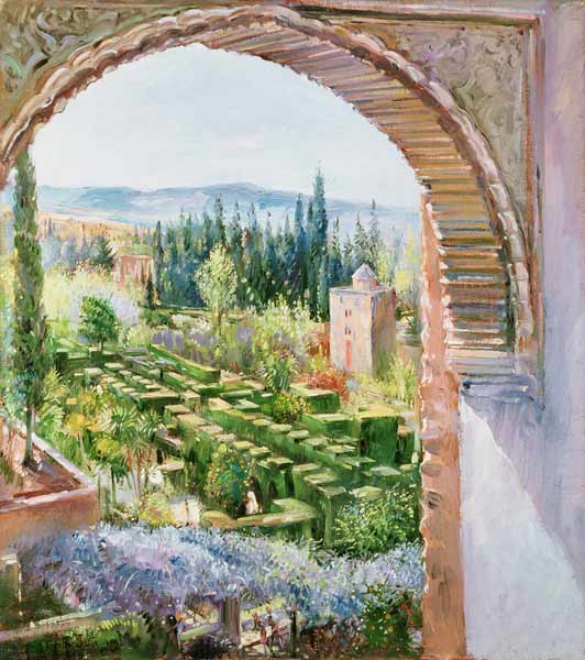 Alhambra Gardens  van Timothy  Easton