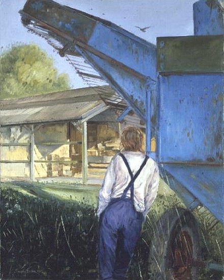 Blue Beet, 1987 (oil on canvas)  van Timothy  Easton