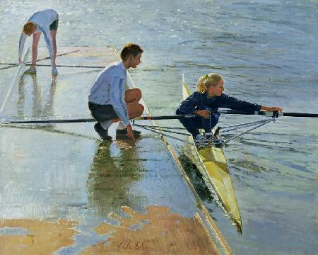 Adjustments at Henley, 1999-2000 (oil on canvas) 