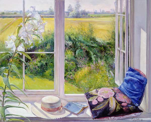 Window Seat and Lily, 1991 