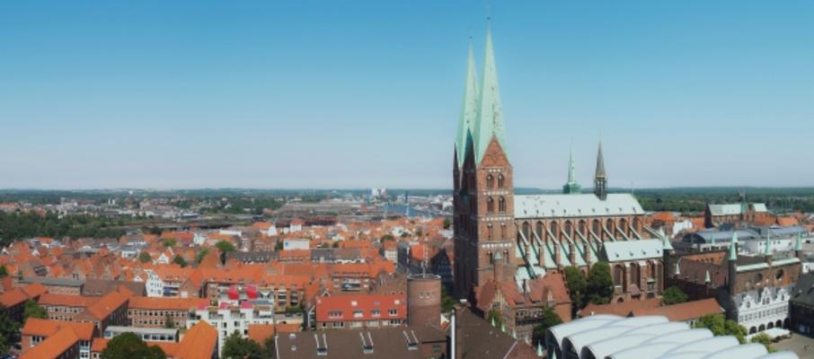 Marienkirche zu Lübeck van Tino Trapiel