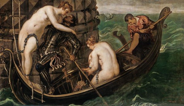 Die Rettung der Arsinoë van Tintoretto (eigentl. Jacopo Robusti)